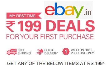 India Desire : Ebay Rs 199 Deals Feb 2016 Only For First Purchase [Live]